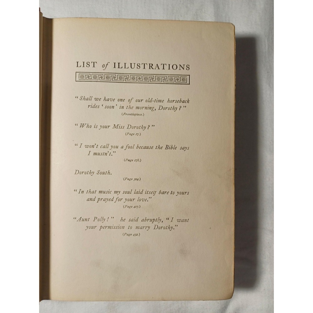 Vintage Dorothy South George Cary Eggleston 1902 Hardcover Illustrated Romance B - Picture 8 of 9